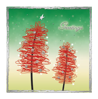 Christmas Cards - Bottlebrush - 10 Pack
