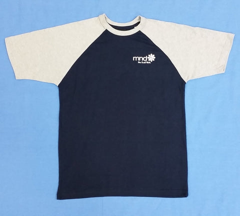 Navy/Grey T-shirt - MND NSW logo