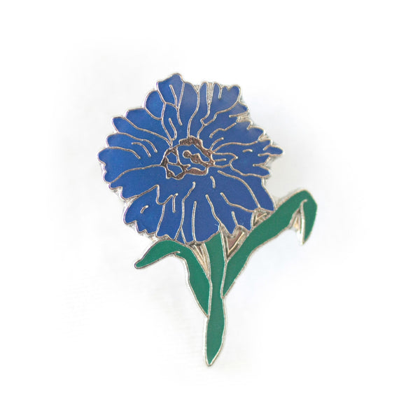 Cornflower Pin enamel Motor Neurone Disease NSW